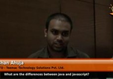 What are the differences between Java and Javascript? (CTO – Teemac Technology Solutions Pvt. Ltd.)