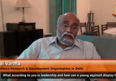 What according to you is leadership and how can a young aspirant display this trait?  (Sai Varma – Defence Research & Development Organization in Delhi)