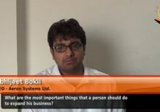 What are the most important things that a person should do to expand his business? (CEO – Aeron Systems Ltd.)