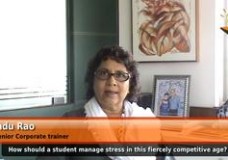 How should a student manage stress in the fiercely competitive age?