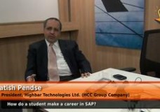 How does a student make a career in SAP? (President,Highbar Technologies Ltd.(HCC Group Company))