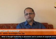 What is thought leadership in absolution and in context of corporate environment? (CEO – Sentio Technologies Pvt. Ltd.)
