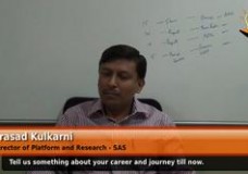 Tell us something about your career and journey till now. (Director,Platform and Research,SAS)