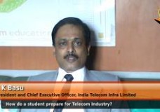 How should a student prepare for telecom industry? (President & CEO , India Telecom Infra Ltd.)